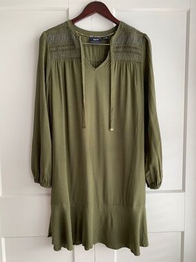 Meave by Anthropologie Boho Midi Long-Sleeved Dress Size 10